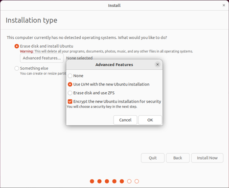 LVM Encryption Setup
